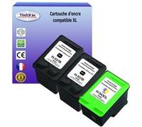 Lot de 3 Cartouches compatibles type T3AZUR pour imprimante HP OfficeJet K7100, K7103, K7108 (2x337+343) 18ml (Noire et Couleur) G