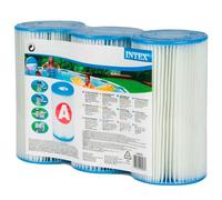 Lot de 3 cartouches de filtration A - Intex - Fibre Dacron - Faciles à nettoyer