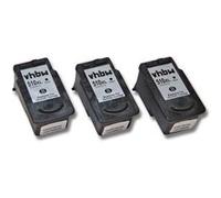 Lot de 3 cartouches d'encre vhbw pour Canon Pixma MX410, MX420, MP252, MP272 Remplace: Canon PG-510, PG-510XL. G