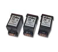 Lot de 3 cartouches d'encre vhbw pour Samsung SF-3000, SF-3000T, SF-3100, SF-3100F, SF-3100P comme Samsung INK-M10, Lexmark 13400HC.