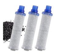 Lot de 3 cartouches filtrantes domestiques pour éviers de cuisine | Unités compactes de 11,5 x 2,8 cm avec médias de filtration efficaces pour eau potable, utilisation dans la salle de bain