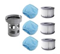 Lot de 3 cartouches filtrantes lavables pour piscines gonflables mspa