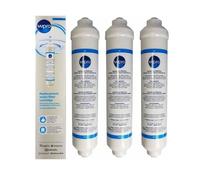 Lot de 3 cartouches filtre à eau d'origine WPRO USC100 Réfrigérateur congélateur (481281718629 484000008553 AEG ARISTON HOTPOINT ARTHUR MARTIN ELECTROLUX DAEWOO DE DIETRICH HAIER LG SAMSUNG SIEMENS)