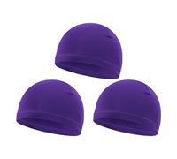 Lot de 3 casquettes de cyclisme souples et élastiques respirantes pour garçons et filles pour activités de plein air, football, sports