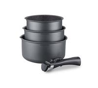 Arthur Martin - Set de 3 casseroles AM777GM - 16/18/20 cm, anti-adhésif, induction