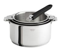 Lot de 3 casseroles Cristel Casteline + 1 poignée amovible