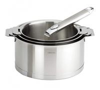 Lot de 3 casseroles Cristel Strate + 1 poignée amovible Zénith
