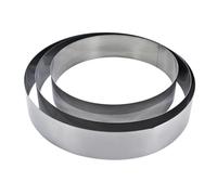 Lot de 3 Cercles de Pâtisserie Cadre 26cm Argent