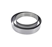 Lot de 3 Cercles de Pâtisserie "Cadre" 26cm Argent