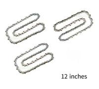 Lot de 3 Chaîne de Tronçonneuse pour Guide-Chaîne de 12"" (30 cm), 45 Maillons d'Entraînement, Compatibles avec Dolmar, Echo, Bosch