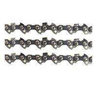 Lot de 3 Chaînes de tronçonneuse - 72 Entraineurs - Pas 3/8 - Jauge 0.58 (1.5mm) - Guide de 50 cm