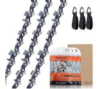 Lot de 3 Chaînes de tronçonneuses 3/8"" 1,6 mm 60 maillons longueur de guide-chaîne 40 cm compatible avec Stihl