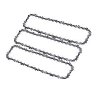 Lot de 3 chaînes et 1 Guide pour tronçoneuse sur perche 40 maillons et Guide de 29cm compatible avec Ryobi Husqvarna et autres