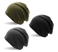 Lot de 3 Chapeaux décontractés, Bonnets, Casquettes Baotou, Accessoires vestimentaires, Casquettes Thermiques élastiques, légers et Doux, Unisexe, adaptés pour la Course, Le Cyclisme, l'extérieur