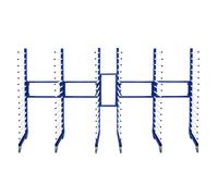 Lot de 3 chariots de séchage par pulvérisation avec kit de jonction - stockage mobile