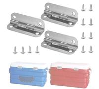 Lot de 3 charnières de refroidissement en acier inoxydable 304 pour pièces de refroidisseur igloo