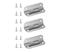 Lot de 3 charnières en acier inoxydable avec vis de montage pour coffres à glace rectangulaires igloo jusqu'à 165 QT