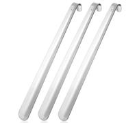 lot de 3 chausse-pieds en acier inoxydable | 42cm chausse-pied | chausse-pied en métal | Modèle solide | Chausse-pied en métal avec trous de suspension