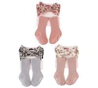 Lot de 3 Chaussettes Bébé Bandeaux Pour Bébé, Bandeau Bebe Fille Serré Tête Bébé Bandeaux Cheveux Fille Élastique Bande De Cheveux Arcs Cheveux Accessoires pour Nouveau-Né Tout-Petit