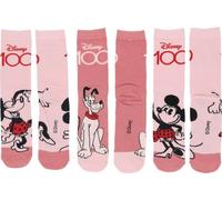 Disney Minnie Mouse Lot de 3 paires de chaussettes pour femme Rose, Rose, 35-38