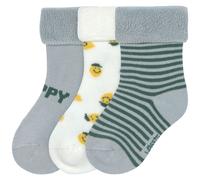 Lot de 3 chaussettes terry citron bleu clair (taille 12-15)