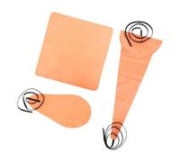 Lot de 3 chiffons de nettoyage pour saxophone, clarinette, tampon, chiffon, outil de saxophone, accessoires, chiffon de nettoyage, facile à utiliser, pour clarinette, écouvillon, saxophone