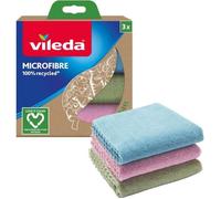 Lot de 3 chiffons en microfibre 100% recyclé Vileda