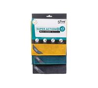 5five Chiffons microfibre - Lot de 3 30 x 40 cm - Coloris assortis