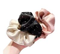 Lot de 3 chouchous élégants et extensibles pour femme avec strass