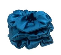 Lot de 3 chouchous en soie couleur unie for femmes, grands bandeaux, accessoires for cheveux Doux pour les cheveux contre la casse(Color15)