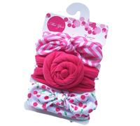 Lot de 3 chouchous pour filles, accessoires de cheveux mignons, tenue forte, petits élastiques à cheveux, élastiques pour cheveux pour support de queue de cheval, rouge rose A