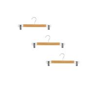5five Cintres à pinces Hang'Clip en bois et métal Lot de 3