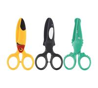 Lot de 3 ciseaux de bricolage avec prise en main confortable pour enfants - Fournitures scolaires