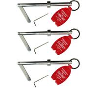 Lot de 3 cl s d'urgence pour porte d'ascenseur avec tiquette (3)