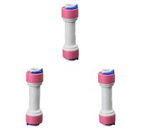 Lot de 3 clapets anti-retour en polyéthylène de 6,35 mm avec raccord rapide pour éviter le refoulement pour filtre à eau osmose inverse RO, raccord en plastique, distributeur de boissons et systèmes
