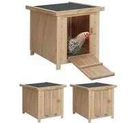 IDMarket - Lot de 3 clapiers en Bois pondoirs pour Poules nichoirs avec Fond