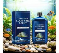 Lot de 3 clarificateurs d'eau d'aquarium à action rapide, 100 ml pour aquarium, purificateurs puissants pour purification des eaux d'aquarium d'eau douce, nettoie les eaux nuageuses d'aquarium, pour