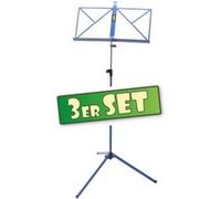 Lot de 3 Classic Cantabile 100 Pupitre de Musique, Bleu G