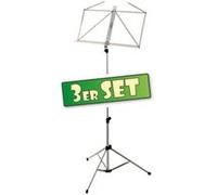 Lot de 3 Classic Cantabile Stand de Notes Mi-Lourd