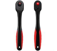 Lot de 3 clés à cliquet à 72 dents avec poignée incurvée, bouton de libération rapide et capacité de cliquet bidirectionnelle (C)