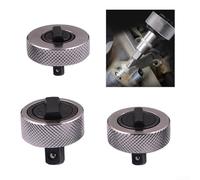 Lot de 3 clés à cliquet pour mini clé à cliquet en acier, réversible, compacte, légère, ergonomique, manchon à bille anti-secousses pour douille 1/4, 3/8, 1/2 (1/4)