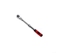 Lot de 3 clés à cliquet rétractables à dégagement rapide 72 dents avec poignée extensible pour les espaces restreints, outil à main en métal, couleur rouge, taille d'entraînement 6,35 mm