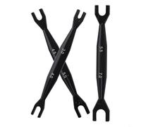 Lot de 3 clés à double extrémité en aluminium pour TAMIYA et Axial SCX10 (rouge)