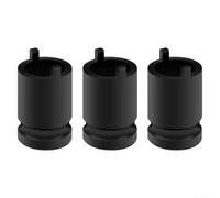 Lot de 3 clés à douille pour meuleuse d'angle - Design compact pour un rangement facile - Utilisées pour l'entretien domestique avec meuleuses d'angle électriques pour enlever les écrous de bride