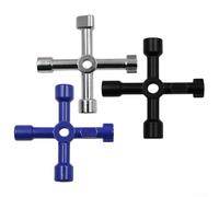 Lot de 3 clés à molette réglables pour tableau de commutation électrique, outil de sécurité avec construction en alliage de zinc, compact