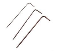 Lot de 3 clés hexagonales métriques en forme de L - 1,5 mm - 2 mm - 2,5 mm - Tournevis à tête sphérique hexagonale - Outils à main pour espaces étroits