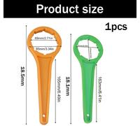 Lot De 3 Clés Pour Bidon - Ouvre-Bidon - Clé Polygonale - Outil Pour La Maison,L'Industrie,Le Garage - Clé Pratique Pour Ouvrir Les Bidons - Accessoires Polyvalents