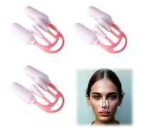 Lot de 3 clips de nez en silicone pour raffermir - Réutilisables - En silicone souple - Correction du nez - Sans douleur - Pour un usage quotidien