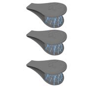 Lot de 3 clips magnétiques pour rideau de douche en silicone - Soutien-gorge imperméable anti-éclaboussures avec adhésif pour mur pour la maison, la buanderie, la salle de bain d'hôtel ou les voyages