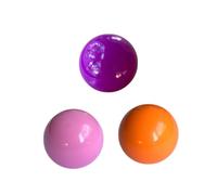 Lot de 3 Cochonnets Pétanque Violet, rose, orange